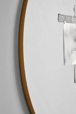 Gejst Retell pinboard prikbord Ø80 cm, Wit-messing< Prikborden