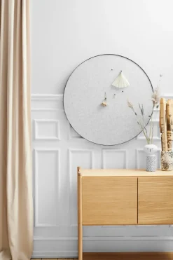 Gejst Retell pinboard prikbord Ø80 cm, Lichtgrijs< Prikborden