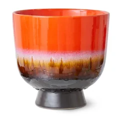 HKliving Retro bloempot Ø20,5 cm, Cherry red< Bloempotten
