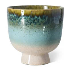 HKliving Retro bloempot Ø20,5 cm, Lagoon< Bloempotten