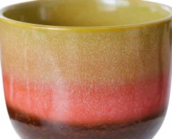 HKliving Retro bloempot Ø16,5 cm, Lime green< Bloempotten
