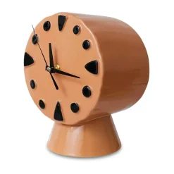 HKliving Retro keramische klok 20,8 cm, Peach< Tafelklokken