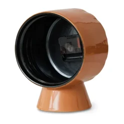 HKliving Retro keramische klok 20,8 cm, Peach< Tafelklokken