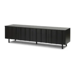 Normann Copenhagen Rib dressoir laag, Soft Black< Tv- & Mediameubels|Ladekasten & Dressoirs