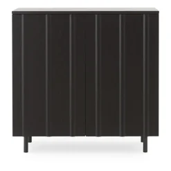 Normann Copenhagen Rib kast 96x98,5 cm, Soft Black< Kasten & Vitrines