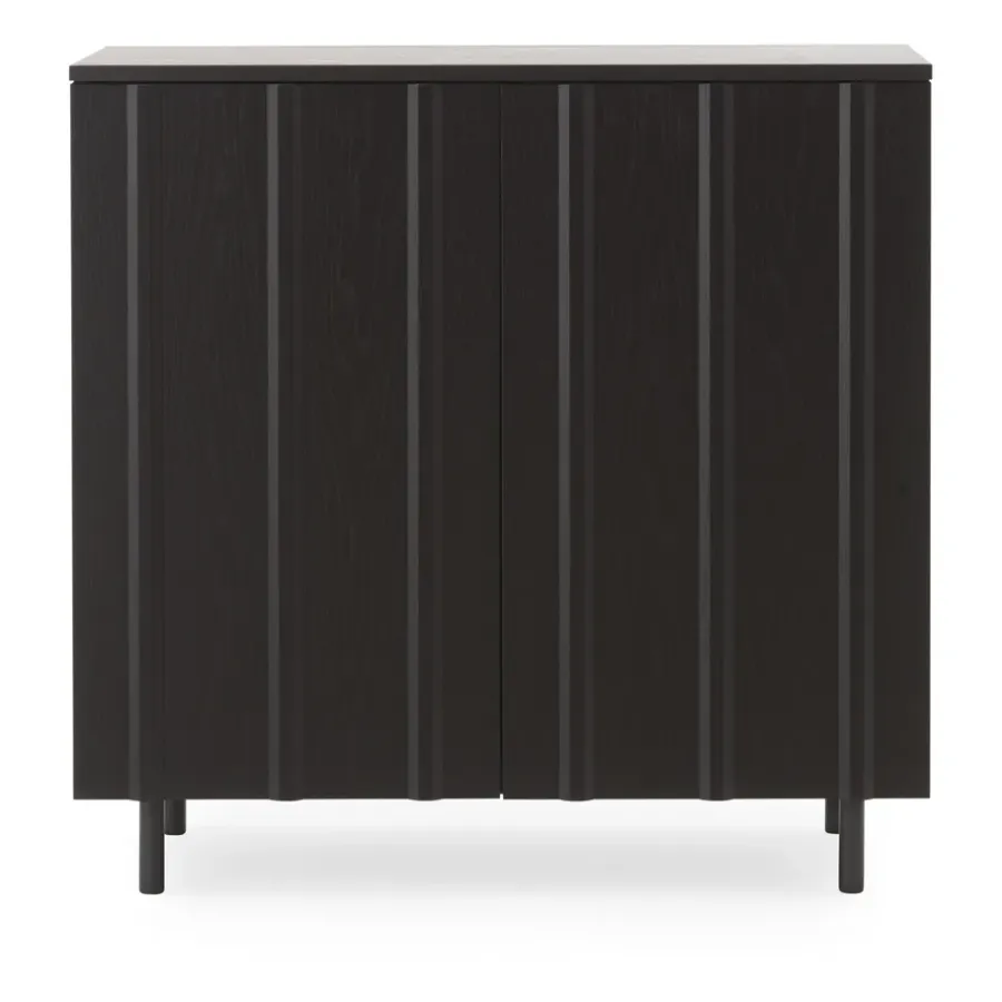 Normann Copenhagen Rib kast 96x98,5 cm, Soft Black< Kasten & Vitrines