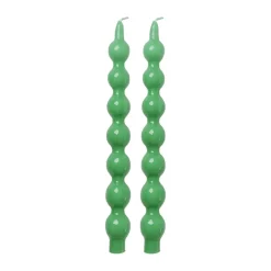 RICE kaarsen 30,2 cm 2-pack, Green< Kaarsen