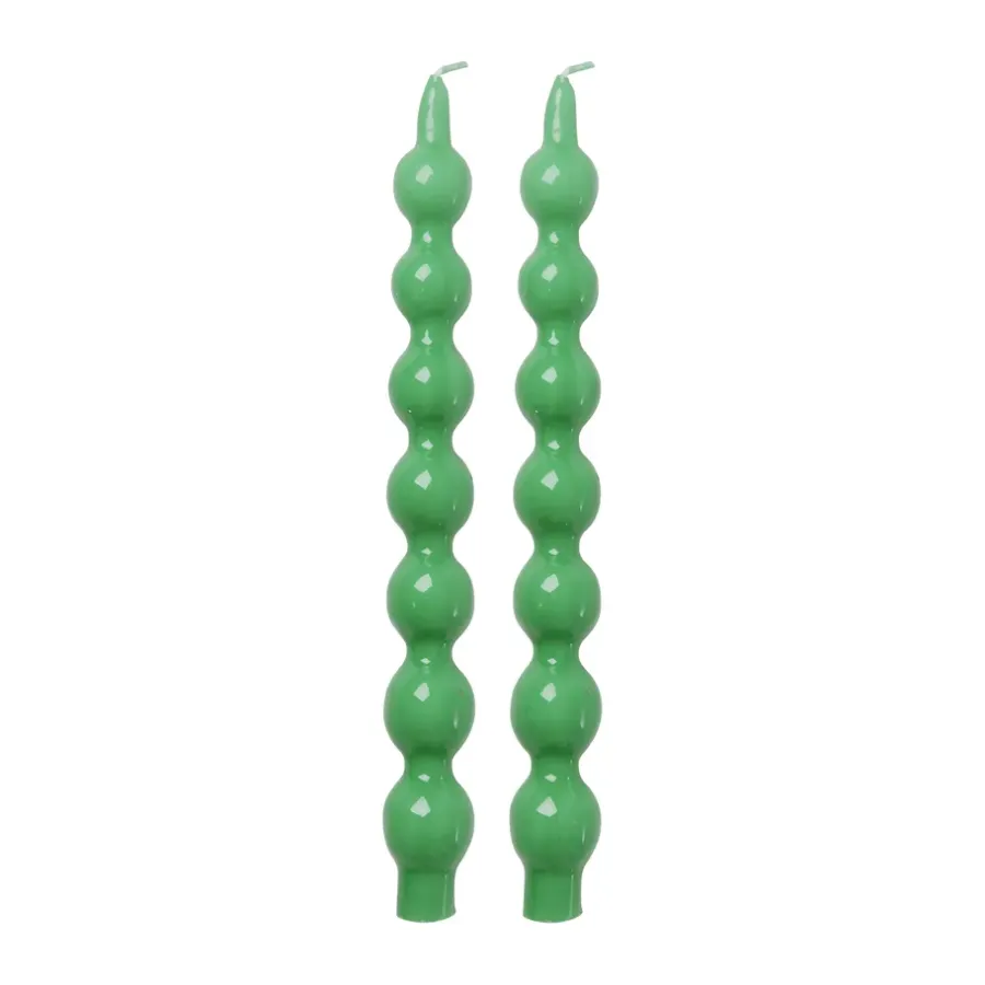 RICE kaarsen 30,2 cm 2-pack, Green< Kaarsen