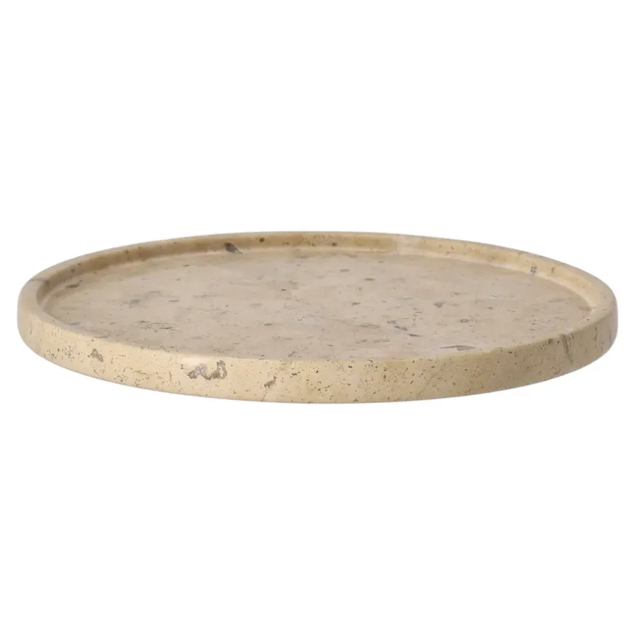 Scandi Living Ridge decoratieschaal, Ø24 cm< Decoratieve Accessoires|Decoratieve Dienbladen
