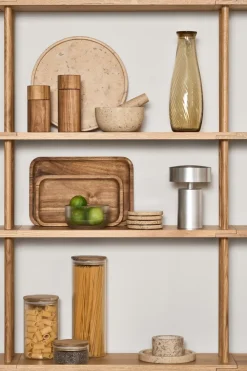Scandi Living Ridge decoratieschaal, Ø24 cm< Decoratieve Accessoires|Decoratieve Dienbladen