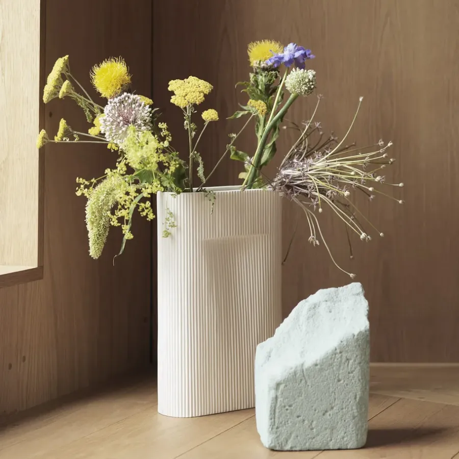 Muuto Ridge vaas 48,5 cm, Off white< Vazen