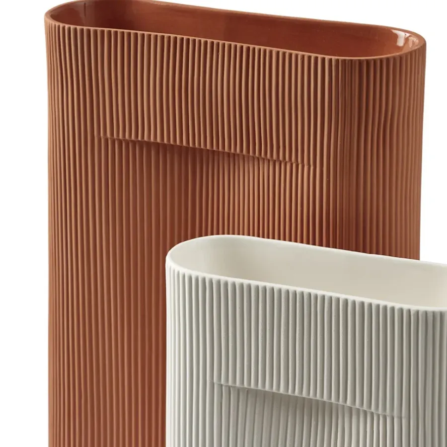 Muuto Ridge vaas 48,5 cm, Off white< Vazen