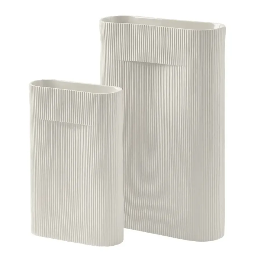 Muuto Ridge vaas 48,5 cm, Off white< Vazen