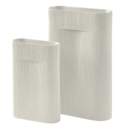 Muuto Ridge vaas 35 cm, Off white< Vazen