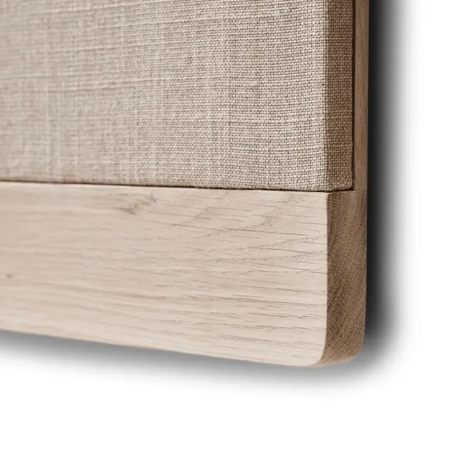 Form & Refine Rim prikbord 60x145 cm, Wit eiken< Prikborden