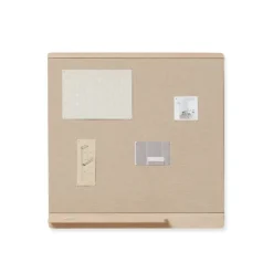 Form & Refine Rim prikbord 75x75 cm, Wit eiken< Prikborden