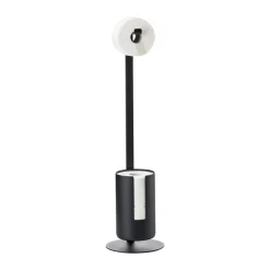 Zone Denmark Rim vrijstaande toiletpapierhouder, Black< Toiletpapierhouders