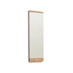 Form & Refine Rim wandspiegel 35x110 cm, Eikenhout< Wandspiegels