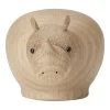 Woud Rina houten neushoorn, Small< Houten Beelden