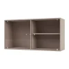 Montana Ripple I vitrinekast 69,6x35,4x20 cm, Mushroom< Kasten & Vitrines