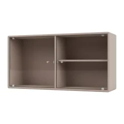 Montana Ripple I vitrinekast 69,6x35,4x20 cm, Mushroom< Kasten & Vitrines