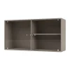 Montana Ripple I vitrinekast 69,6x35,4x20 cm, Truffle< Kasten & Vitrines