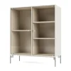 Montana Ripple II vitrinekast 69,6x82,2x30 cm, Oatpoten chrome< Kasten & Vitrines