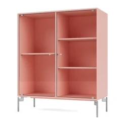 Montana Ripple II vitrinekast 69,6x82,2x30 cm, Rubypoten chrome< Kasten & Vitrines