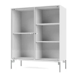 Montana Ripple II vitrinekast 69,6x82,2x30 cm, Snowpoten chrome< Kasten & Vitrines