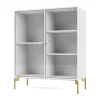 Montana Ripple II vitrinekast 69,6x82,2x30 cm, Snowpoten brass< Kasten & Vitrines