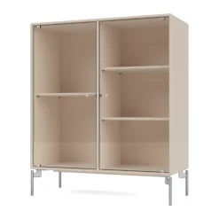 Montana Ripple II vitrinekast 69,6x82,2x30 cm, Claypoten chrome< Kasten & Vitrines