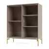 Montana Ripple II vitrinekast 69,6x82,2x30 cm, Mushroompoten messing< Kasten & Vitrines