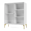 Montana Ripple II vitrinekast 69,6x82,2x30 cm, NewWitpoten messing< Kasten & Vitrines