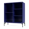 Montana Ripple II vitrinekast 69,6x82,2x30 cm, Monarchpoten black< Kasten & Vitrines