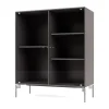 Montana Ripple II vitrinekast 69,6x82,2x30 cm, Coffeepoten chrome< Kasten & Vitrines