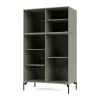 Montana Ripple III vitrinekast 69,6x117,6x38 cm, Fennelpoten black< Kasten & Vitrines