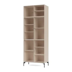 Montana Ripple IV vitrinekast 69,6x187,2x38 cm, Claypoten black< Kasten & Vitrines