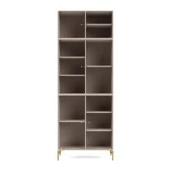 Montana Ripple IV vitrinekast 69,6x187,2x38 cm, Claypoten brass< Kasten & Vitrines