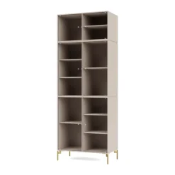 Montana Ripple IV vitrinekast 69,6x187,2x38 cm, Claypoten brass< Kasten & Vitrines
