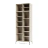 Montana Ripple IV vitrinekast 69,6x187,2x38 cm, Oatpoen chrome< Kasten & Vitrines