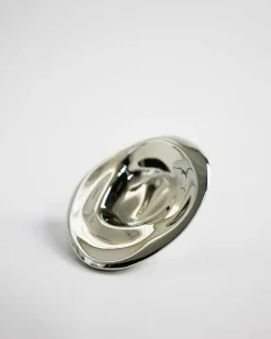 Hein Studio Ripple no. 02 grote knop, Chrome< Haken & Hangers