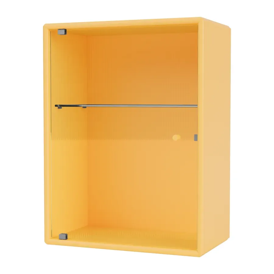 Montana Ripple wandkastje 35,4x46,8x20 cm, Acacia< Kasten & Vitrines