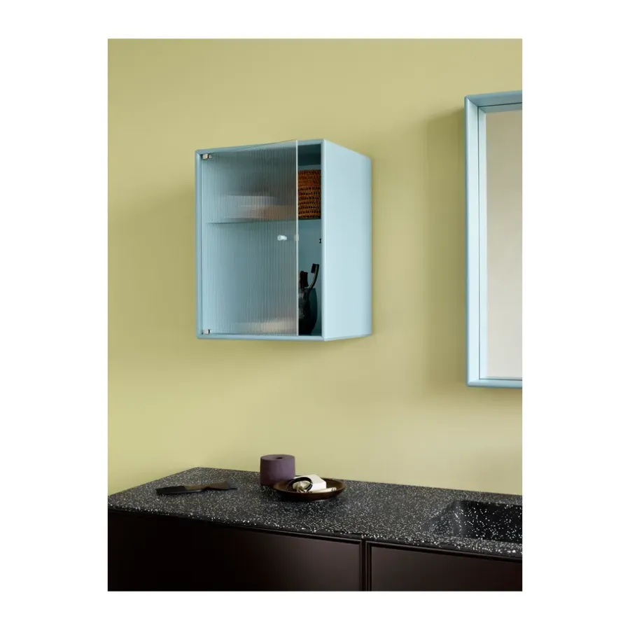 Montana Ripple wandkastje 35,4x46,8x20 cm, Flint< Kasten & Vitrines