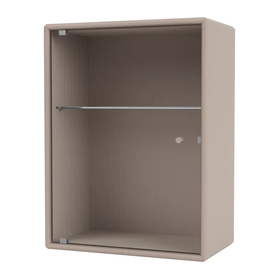 Montana Ripple wandkastje 35,4x46,8x20 cm, Mushroom< Kasten & Vitrines