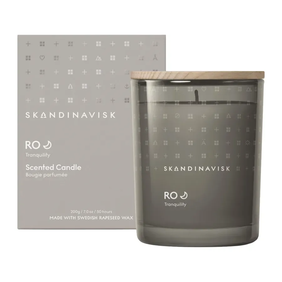Skandinavisk Ro geurkaars met deksel, 200 g< Geurkaarsen & Aroma Diffusers