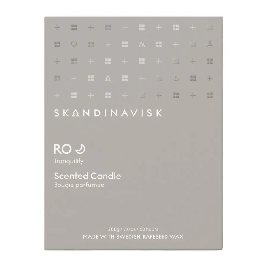 Skandinavisk Ro geurkaars met deksel, 200 g< Geurkaarsen & Aroma Diffusers
