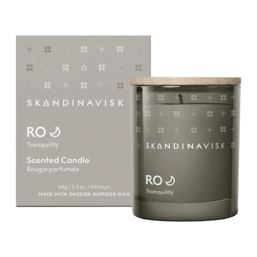 Skandinavisk Ro geurkaars met deksel, 65 g< Geurkaarsen & Aroma Diffusers