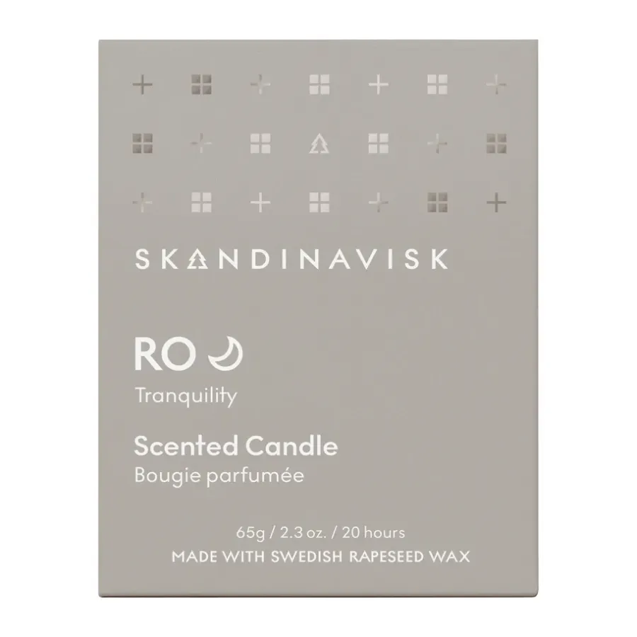 Skandinavisk Ro geurkaars met deksel, 65 g< Geurkaarsen & Aroma Diffusers