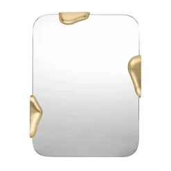 Broste Copenhagen Roberta spiegel S 46x60 cm, Guld< Wandspiegels