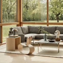 Fritz Hansen Rocking Horse hobbelpaard, Blank gelakte as< Kinderkamer Interieuraccessoires|Kinderkamer Interieuraccessoires